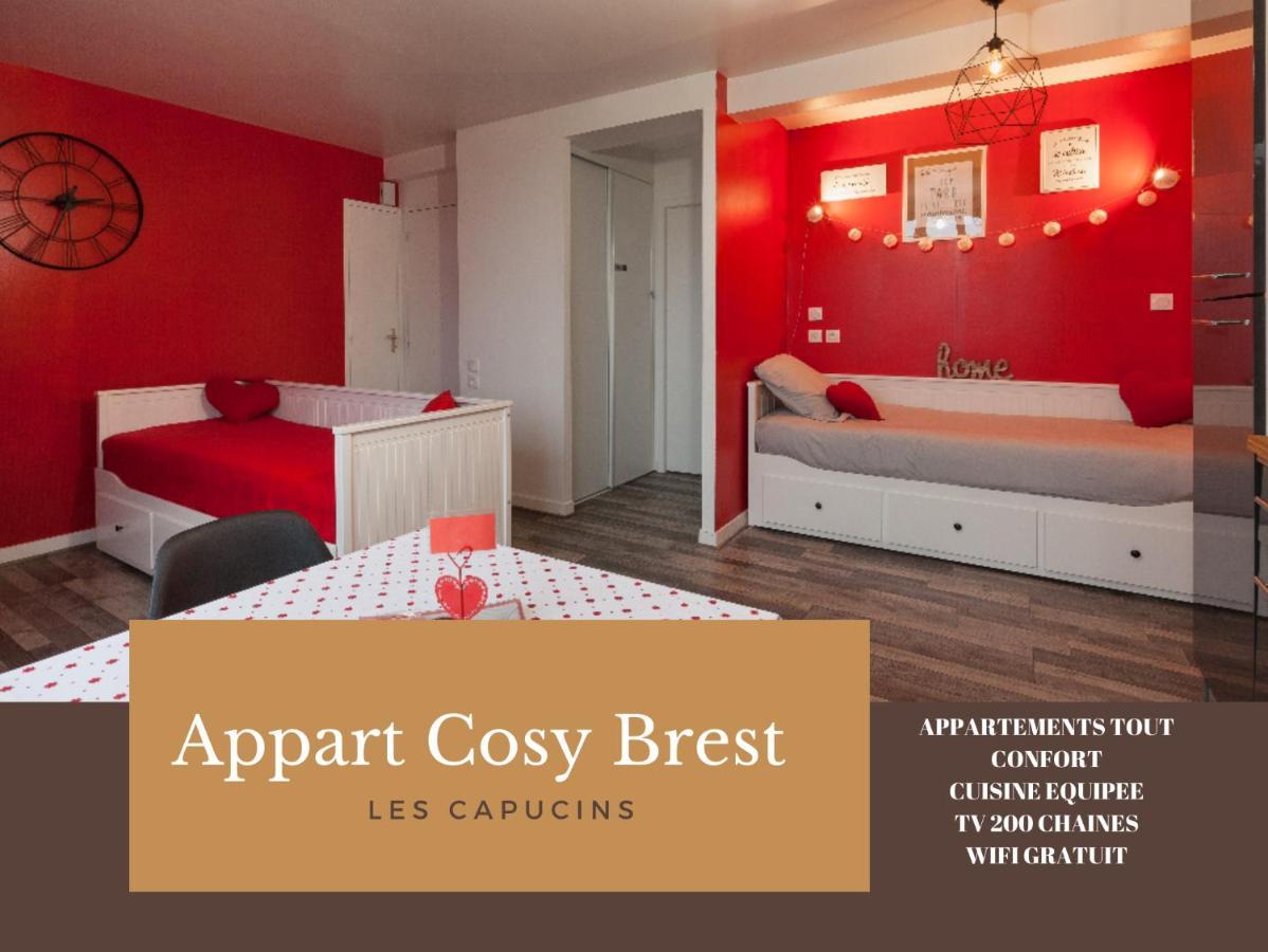 อพาร์ต โคซี เบรสต์ เล กาปูแซ็ง Apartment ภายนอก รูปภาพ
