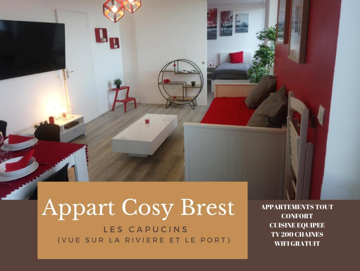 อพาร์ต โคซี เบรสต์ เล กาปูแซ็ง Apartment ภายนอก รูปภาพ
